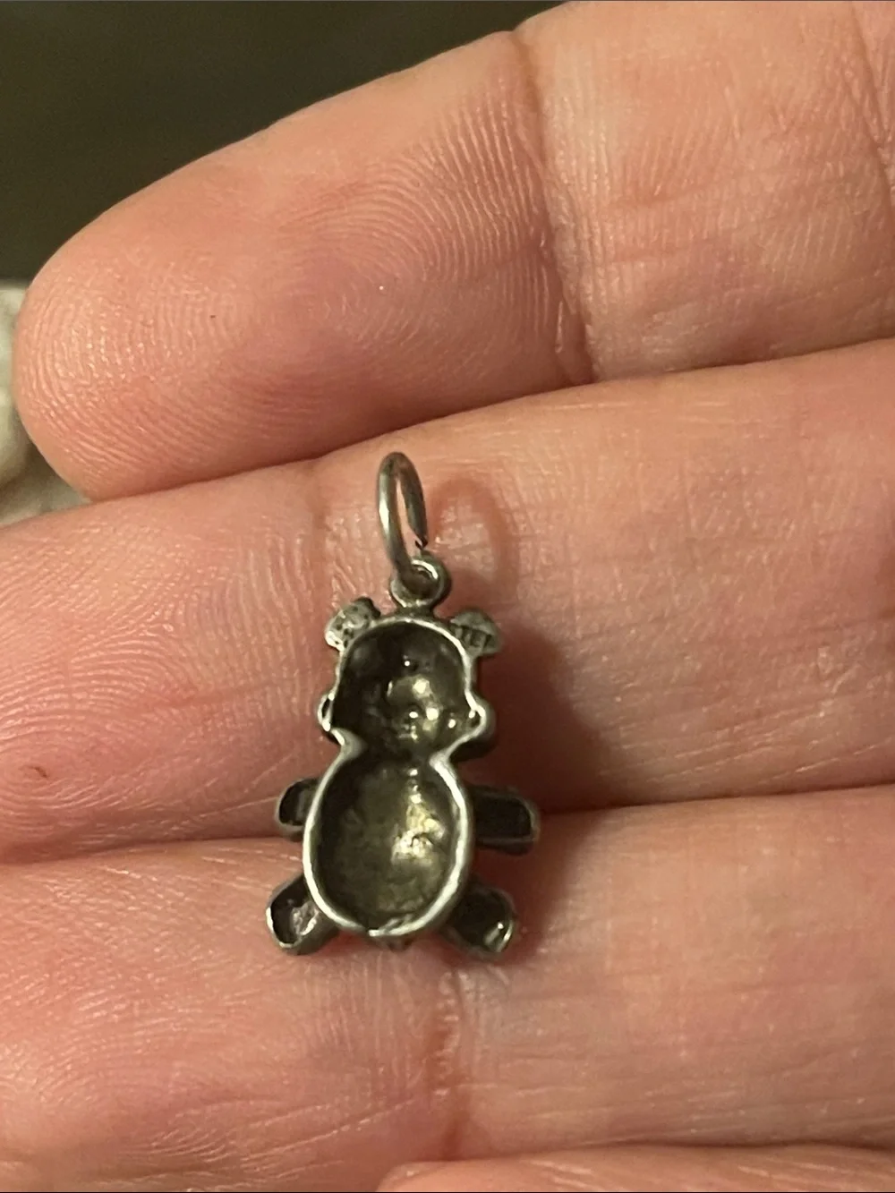 Sterling Silver Teddy Bear Charm